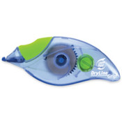 Correction Tape,1/5"x27.9', Blue Translucent Disp., White. 1 EA/BX.