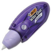 White Out Correction Tape, Micro Dispenser, 1/5"x19.8'. 6 EA/BX.