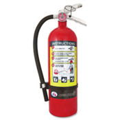 Rechargeable Fire Extinguisher,2-1/2lb,5-1/2"x3-1/4"x15",RD. .