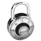 Economy Combination Lock, Secure 3 Number Dialing. 1 EA/CD.