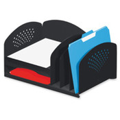 Three/Three Combination Rack, 16-1/8"x11-1/8x8", Black. .