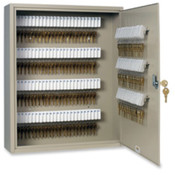 Key Cabinet, 160 Key Capacity, 16-1/2"x4-7/8"x20-1/8", Sand. 1 EA/CT.