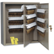 Key Cabinet, 240 Key Capacity, 16-1/2"x4-7/8"x20-1/8", Sand. 1 EA/CT.
