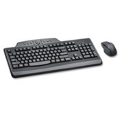 Wireless Desktop Set, 23.42"x9.48"x2.5", Black. 4 EA/CT.