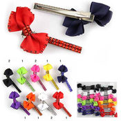Hair 2Pc Clip Bows