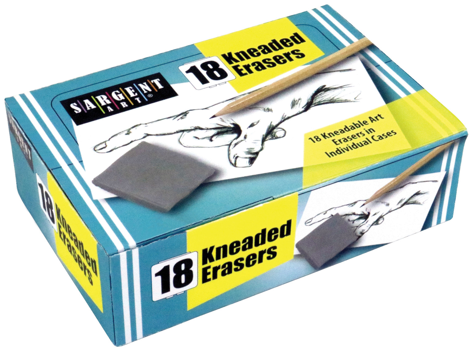 Wholesale Kneaded Art Erasers Nontoxic, 18 Pack DollarDays