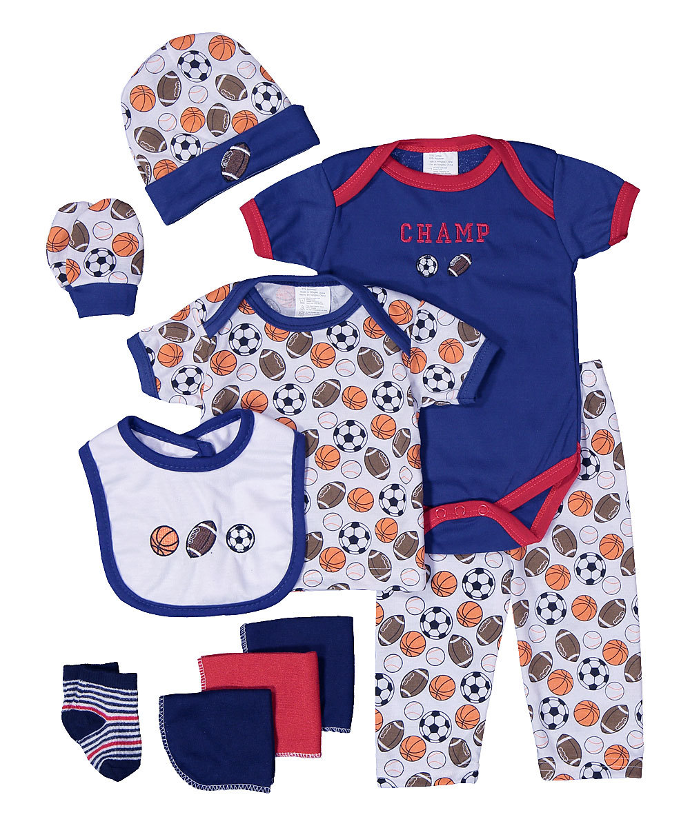 Wholesale Baby Sports Gift Box Set 06M, 10 Piece (SKU 2355049) DollarDays