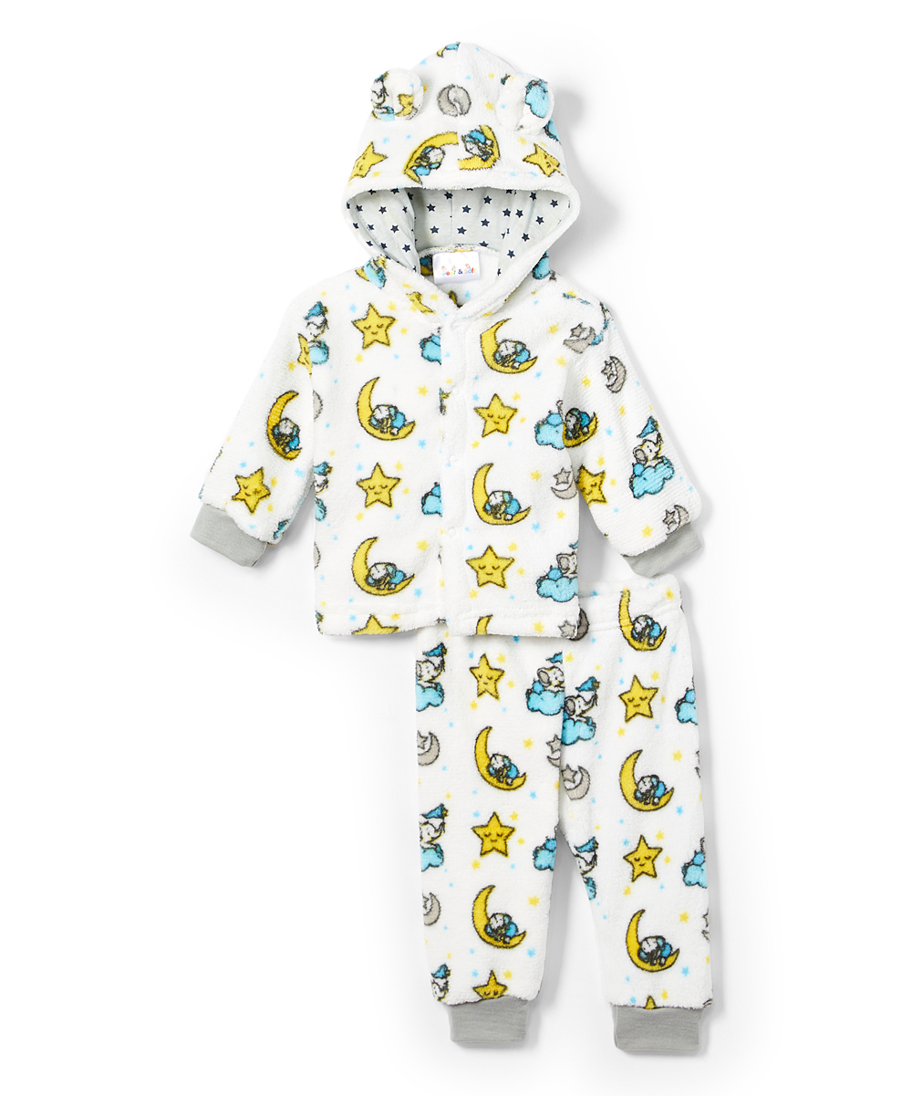 Wholesale Baby Boys' Pants Sets White, Clouds and Moon DollarDays