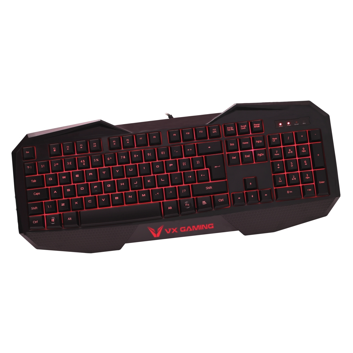 Wholesale VX Gaming Salvo Series RGB Gaming keyboard DollarDays