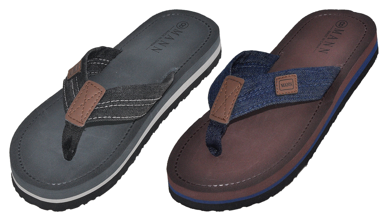 mens denim sandals