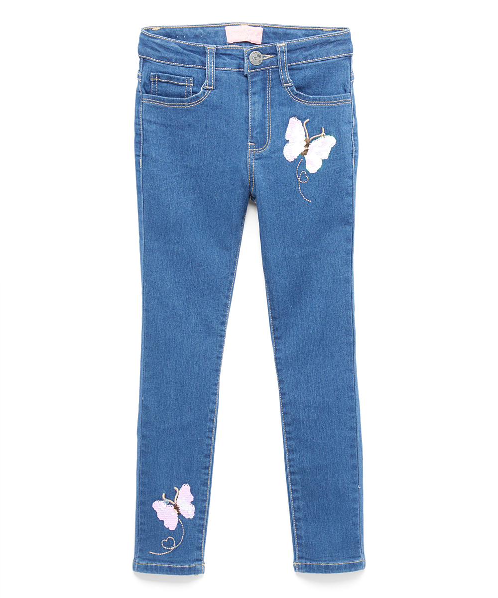 romwe butterfly jeans