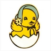 Enamel Easter Chick Pin