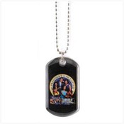 Obama Family Dog Tag Necklace