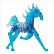 Art Glass Horse Figurinew