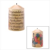 Congratulations Candle