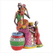 Tribal Mother And Child Founta