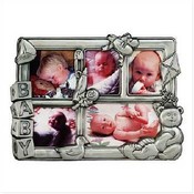 Pewter Baby Collage Frame