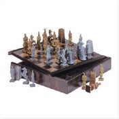 Chinese Warrior Chess Set