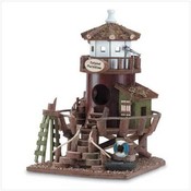 Wood Lifeguard Station Birdhouse