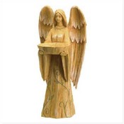 Angel Birdfeeder-Polyresin