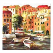 European Canal Canvas Print