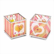 Heart`s Delight Votive Holder - 2 Piece