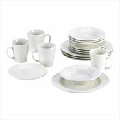 Cream 16Pc Dinnerware Set
