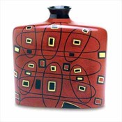 Abstract Tribal Vase