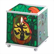 Halloween Glass Votive Holder