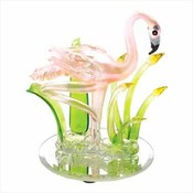 Art-Glass Flamingo Figurine
