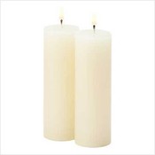 Ivory Vanilla Tall Pillars