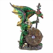 Armored Dragon Statue