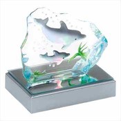 Dolphin Crystal Sculpture