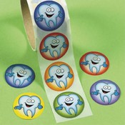 Tooth Roll Stickers