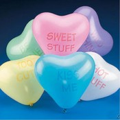 Conversation Heart Balloons