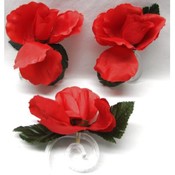 Red Rose Table Clip