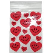 Smile Hearts Resealable Bag