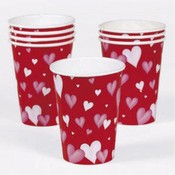 Valentine Heart Paper Cups