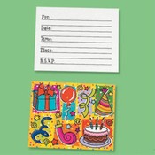 Birthday Invitation Cards and Envelopes Wholesale Bulk