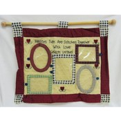 Quilted Photo Frame Wall Hanging