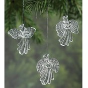 Glass Angel Ornaments