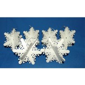 3-D Felt Snowflake Ornaments