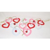Metal Jingle Bell Hearts