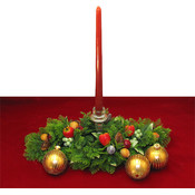Burgundy Taper Candles
