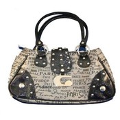 Women's Fashion Classic "G" Paris Black Hand Bag