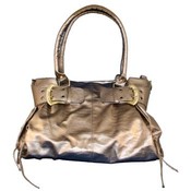 Women's Fashion Metallic Gold Hand Bag