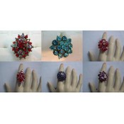 Fashion Multi-Color Stone Rings