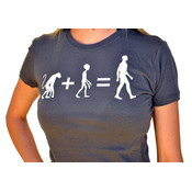 Twill Co "Evlolution" Design Graphic T Shirt- Womens XL