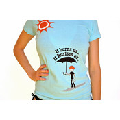 Twill Co "Burns" Design Graphic T Shirt- Womens Large