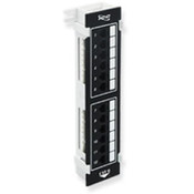 PATCH PANEL, VERTICAL, CAT 6, 12-PORT Wholesale Bulk